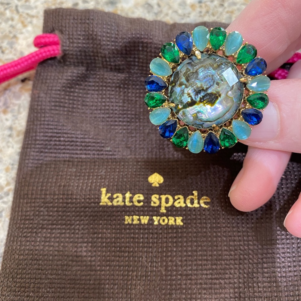 Kate Spade Peacock Way ring. Size 7